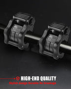 Adjustable Barbell Clips, Fits 0.98-1.1" Olympic & Standard Bars, Secure - Image 5
