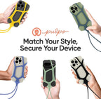 Pulpo Safety Cell Phone Lanyard Yellow Fits Smartphones 6.1" to 6.8” - Image 9