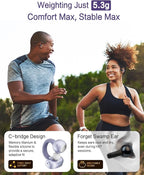 A50 Clip on Earbuds, 48H Playtime, 3D Soundstage, Fit - Image 2