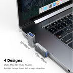 AreMe 90 Degree USB 3.0 Adapter 4 Pack, Up and Down Angle, Left and Right Angle - Image 2
