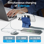 Magnetic Power Bank, 10000mAh Wireless Portable Charger - Image 3