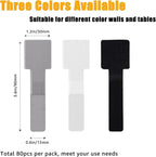 80PCS Hook and Loop Cable Straps, Cable Management Under Desk, Adhesive Cable - Image 5