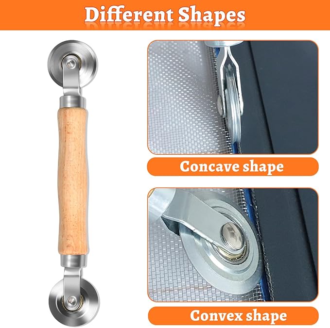 Screen Repair Tool, Window Roller, Spline Installer, 3 in 1 Window Installation - Image 3