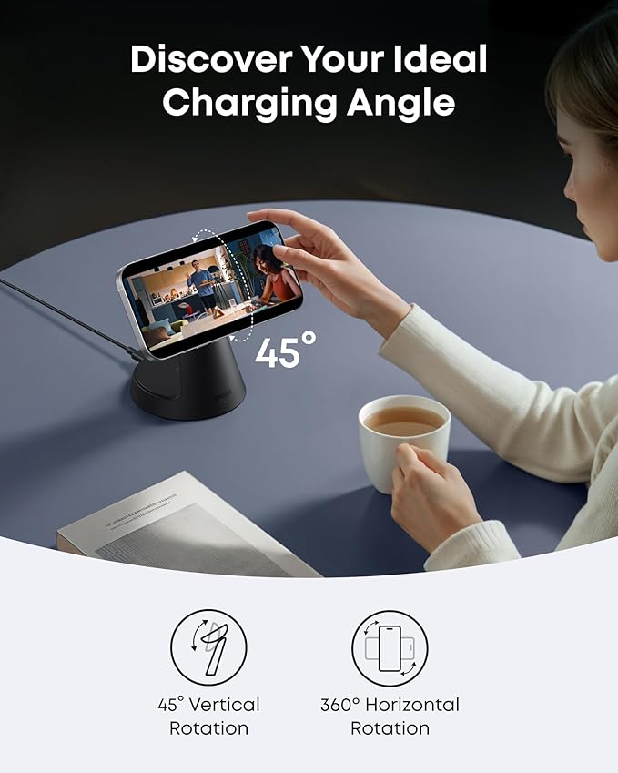 Anker MagSafe Charger Compatible, MagGo 3-in-1 Charging Station, Nano Charging - Image 6