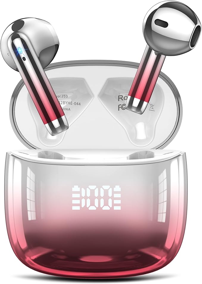 Wireless Earbuds, IPX7 Waterproof Bluetooth 5.4 Earphones in-Ear Earbuds by DUCOCUB