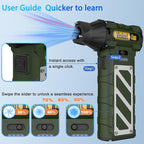 Electric Air Duster-Compressed Air Duster, 60mph Wind Stepless Speed Canned Air - Image 6