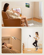 Extended Tablet Floor Stand, 360 Rotating Adjustable iPad Floor Holder - Image 2