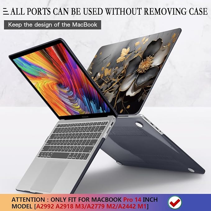 CISSOOK for MacBook Pro 14 inch Case 2024 2023 2022 2021 Release M4 A3401 A3112 - Image 5