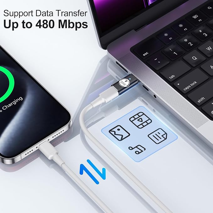 Temdan Lightning to USB C Adapter - Image 4