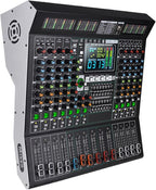 MD-10 10-Channel Professional Stage Mixer, 99 DSP Effects, Wireless Connection by Yamnweo