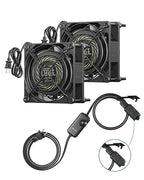 DEWENWILS 120V AC Quiet Muffin Fan, 80mm×25mm Waterproof Case Fan Cooling Fan by DEWENWILS
