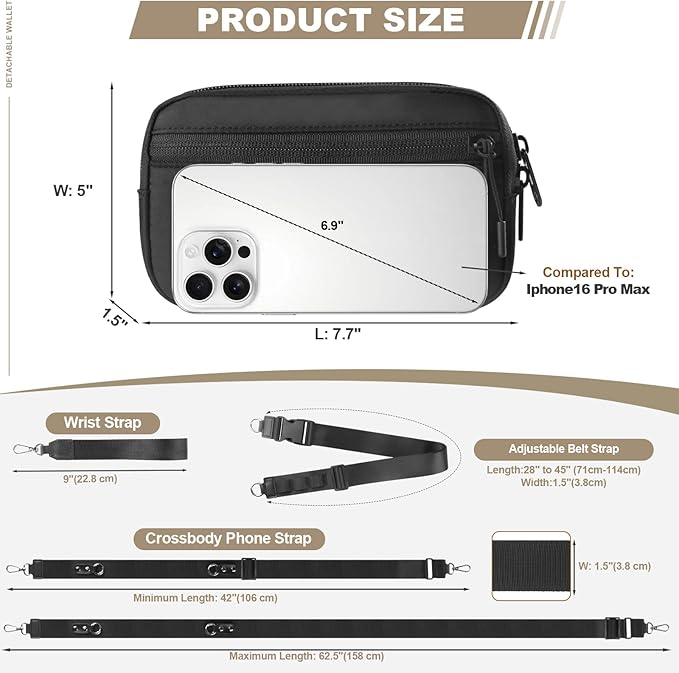 Phone Strap Crossbody, Clip and Go Strap - Image 3