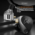 KZ Castor in Ear HiFi Earphone 2DD Dynamic High-end Tunable IEM Earphones in - Image 6