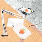Overhead Tripod Mount for Camera Webcam Ring Light, Over Head Articulating Arm - Image 3