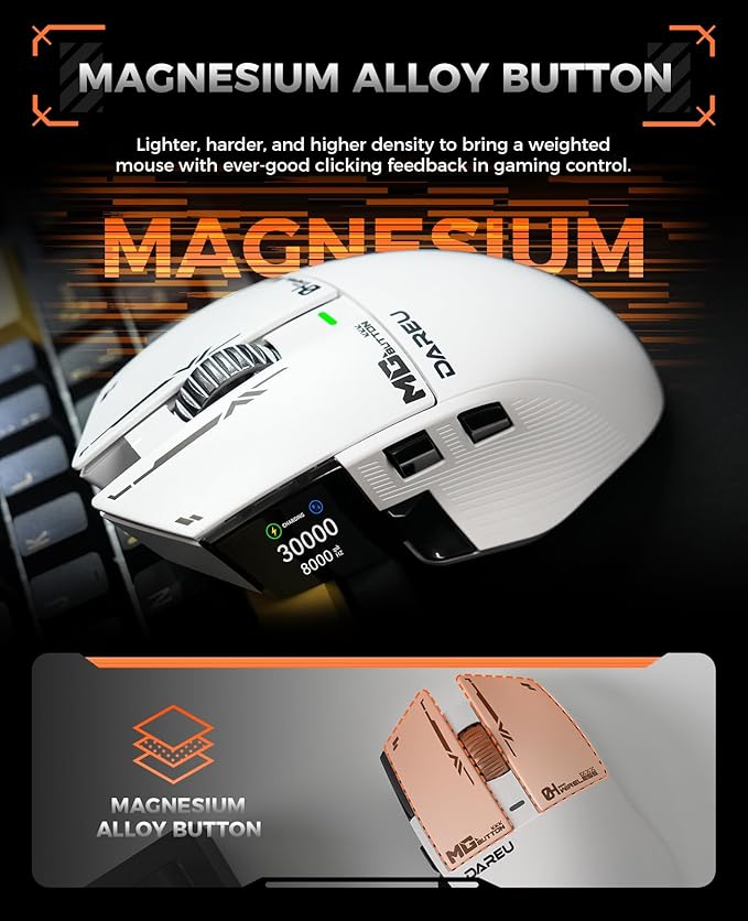 DAREU A980PROMAX Wireless Gaming Mouse-4K/8K Polling-30K DPI Optical - Image 6