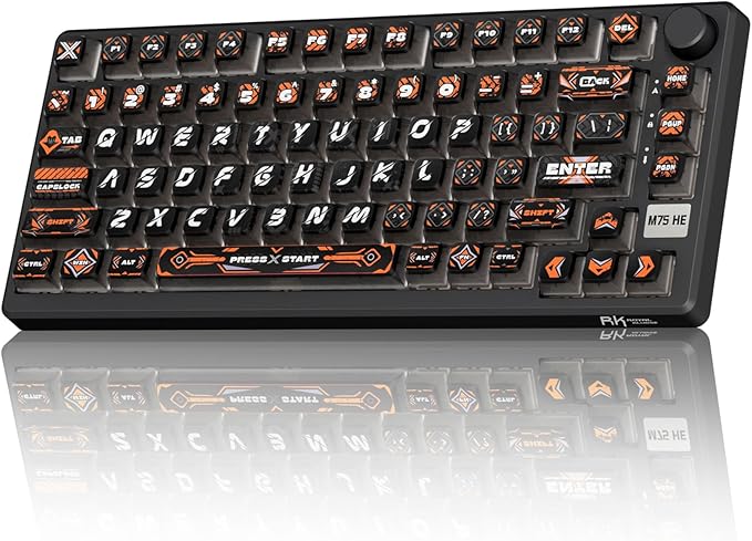 RK ROYAL KLUDGE 75% HE Mechanical Gaming Keyboard Wired Hall Effect Magnetic by RKROYALKLUDGE