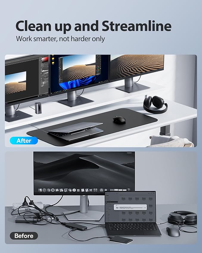 Baseus Spacemate Docking Station, 11-in-1 USB-C Dock - Image 8