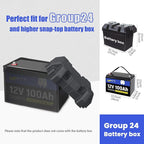 12V 100Ah LiFePO4 Battery, Lithium Battery Up to 15000 Cycles, Low Temperature - Image 5