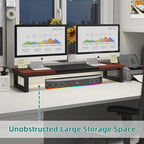 Dual Monitor Stand Riser, 39Inch Large Monitor Stands - Image 2