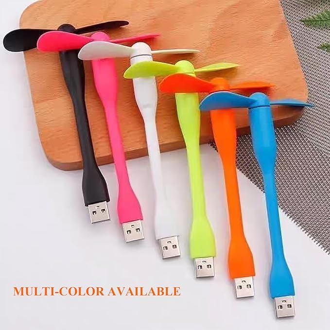 Mini USB Fan, Portable Pocket Fan USB-A Powered Little Cooler, Quiet Operation - Image 6
