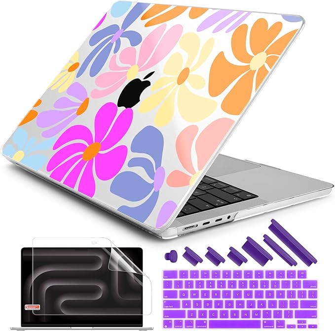 DONGKE for M4 MacBook Pro 16 Inch Case 2024 2023 2021 A3403 A3186 M3 A2991 M2 by DONGKE