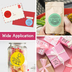 6 Rolls 2 Inch 6-Color Assorted Circle Direct Thermal Stickers Labels, - Image 7