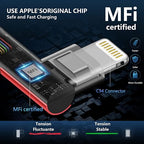 10ft iPhone Charger Cable, Long Fast Charging Cord Compatible - Image 2