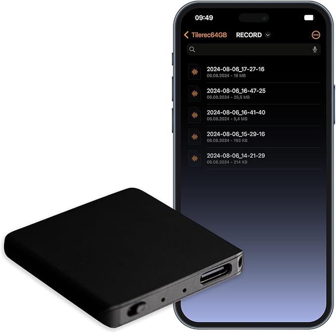 Voice Activated Recorder with Playback – 64GB Storage, 1100 Hours of Audio - Image 9