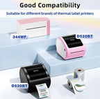 2'' Circle Thermal Labels, Holographic Sliver 400pcs Round Thermal Printer - Image 4