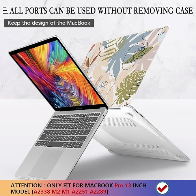 CISSOOK for MacBook Pro 13 inch Case 2023 2022 2021 2020 Release A2338 M2/M1 - Image 5