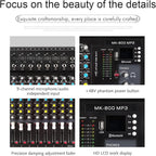G-MARK MK800MP3 Professional Audio Mixer Sound Board 8 Channels Mixing Console - Image 5