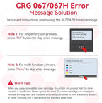 LEMERO 067H Toner Compatible for Canon 067H Toner Cartridges Set Work for Canon - Image 5