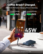 INIU 45W Fast Charging Portable Charger, 40% Smaller 10000mAh - Image 3