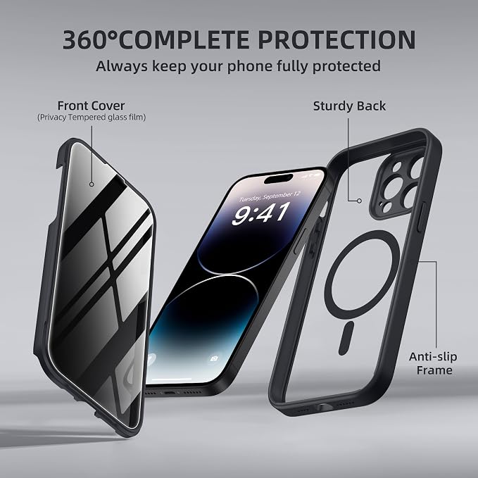 BERFY Magnetic for iPhone 14 Pro Max Case, Compatible - Image 8