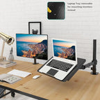 WALI Laptop Tray Desk Mount for 17inch Notebook, Fully Adjustable Laptop Arm up - Image 6