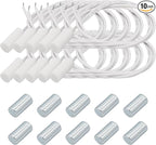 10PCS Recessed Wired Security Window Door Contact Sensor, Normally Closed NC by FOCMKEAS