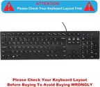 Keyboard Cover Skin for Dell KM636 KB216 KB216t KB216d KB216p Wired & Wireless - Image 2