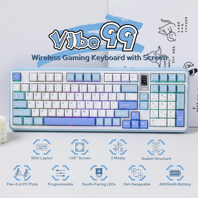 Vibe99 Wireless Gaming Keyboard - Image 2