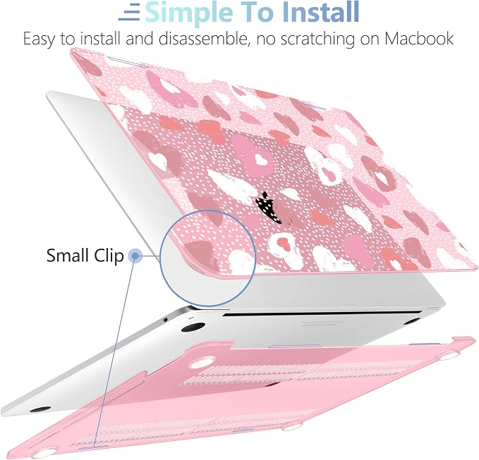 MEEgoodo Case for MacBook Pro 13 inch Case 2022 2021 2020 New A2338 M2/M1 A2251 - Image 4