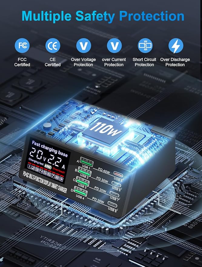 100W 8Port USB Charging Station - Image 7