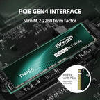 FN955 2TB NVMe SSD M.2 2280 PCIe Gen4x4, 3D NAND TLC Flash Internal Solid State - Image 4