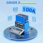 12V100Ah Mini LiFePO4 Battery, 100A BMS 12.8V Lithium Battery, 100AH Lifepo4 - Image 5
