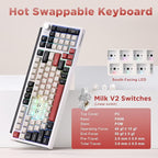 K98 Wireless Mechanical Keyboard, Tri-Mode BT5.0/2.4GHz/USB-C Hot Swappable - Image 3
