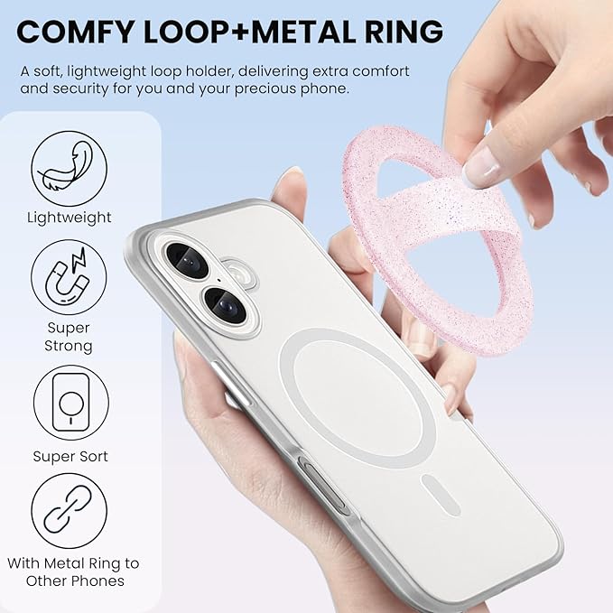 Magnetic Silicone Ring Grip Phone Holder, Loop Grip Phone Holder, Magnetic - Image 5