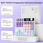BOYI TD31Pro Mechanical Number Pad, RGB HotSwap Numpad - Image 5