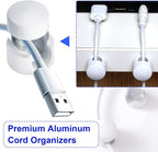 3 Sets Charger Holders for Cords, Adjustable Cable Anchor Holders, Adhesive - Image 5