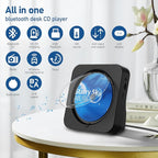 CD Player Portable Bluetooth 5.1 Desktop CD Player - Image 6