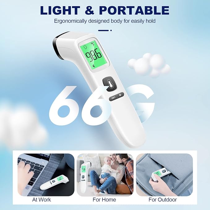 No-Touch Thermometer for Adults and Kids, Digital Accurate Baby Thermometer - Image 6