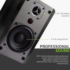 SINGING WOOD BT27 Active Powered Bluetooth Bookshelf Speakers - Image 4