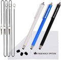 The Friendly Swede Stylus Pen for Touchscreen — 3-Pack 5.5" High Precision by TheFriendlySwede